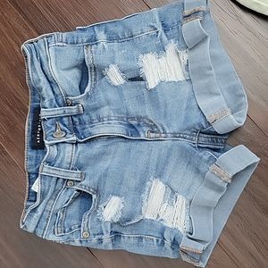 Aeropostale distressed shorts